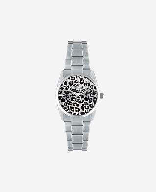 The Kooples MIXTE SILVER montre léopard argentée