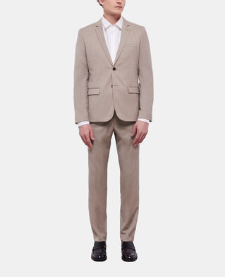 The Kooples HERREN BEIGE MELANGE beige anzugjacke aus wolle