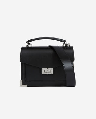 The Kooples FEMME BLACK STONE sac emily small en cuir noir