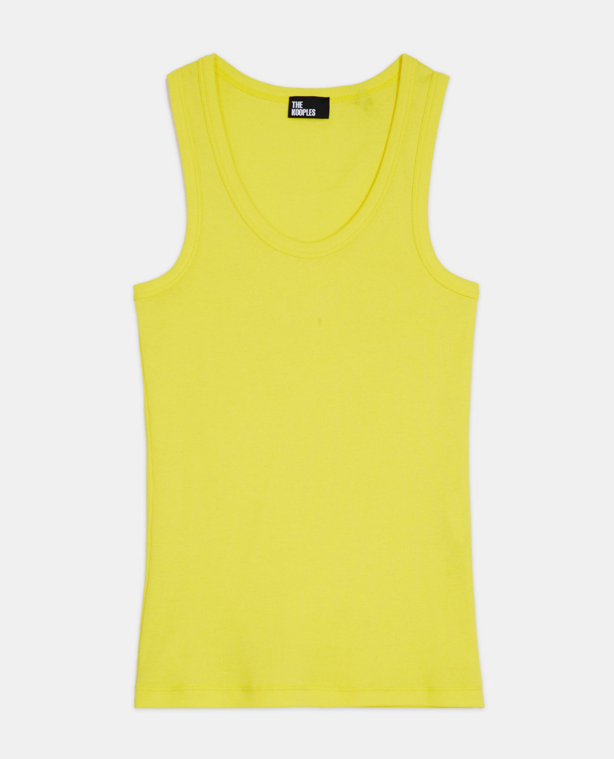 Camiseta tirantes amarilla, YELLOW, hi-res image number null