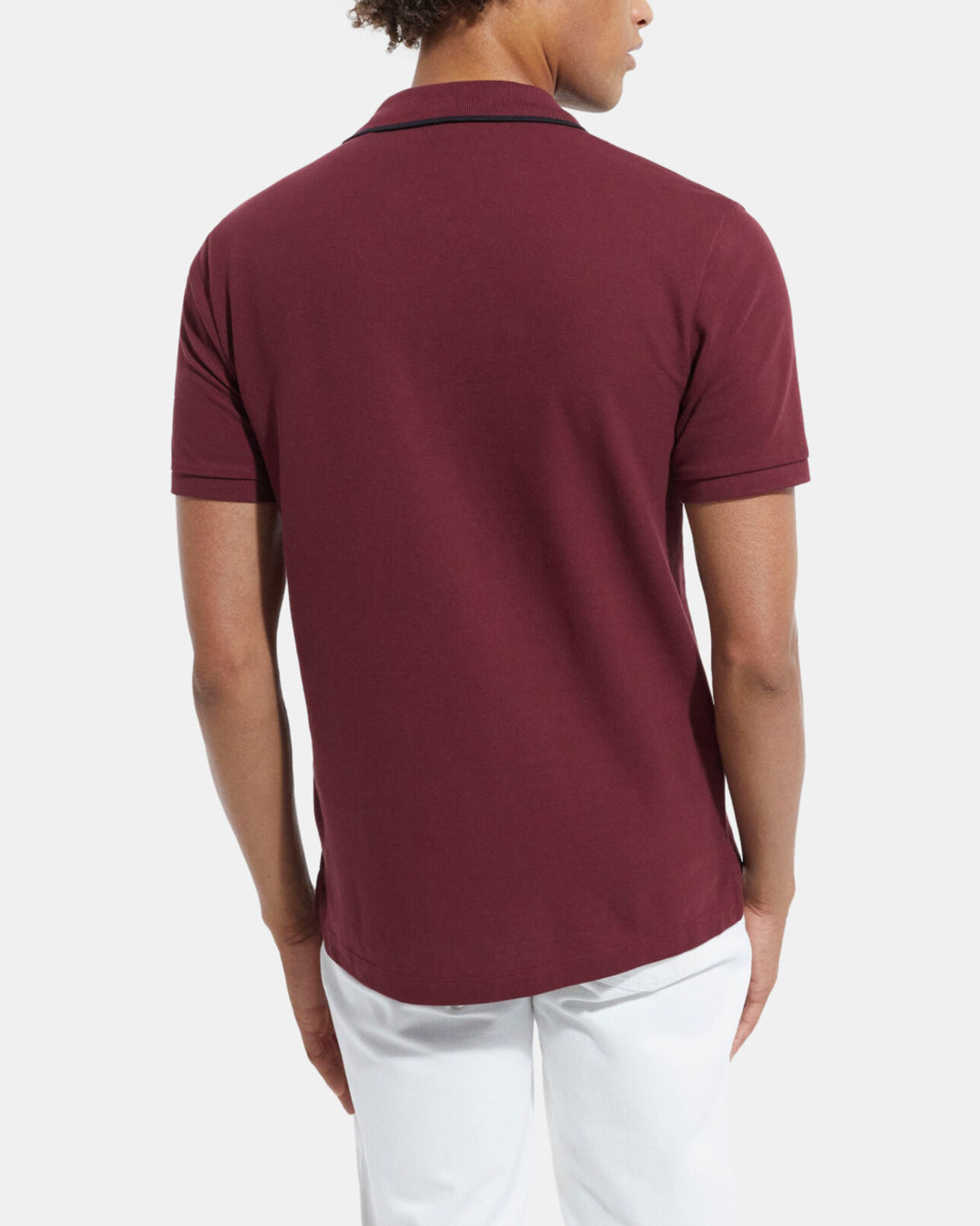 The Kooples MEN BURGUNDY classic burgundy polo