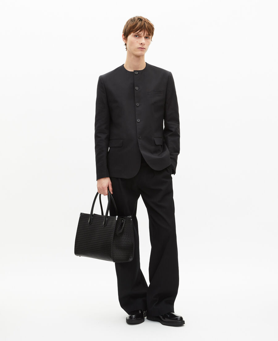 The Kooples HOMBRE BLACK chaqueta negra sin cuello