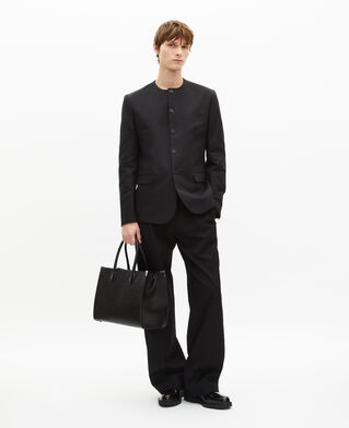 The Kooples HOMBRE BLACK chaqueta negra sin cuello