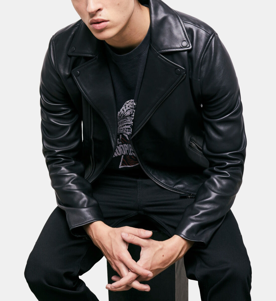 The kooples veste best sale en cuir homme