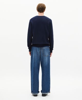 The Kooples HOMME NAVY pull t&ecirc;te de mort marine