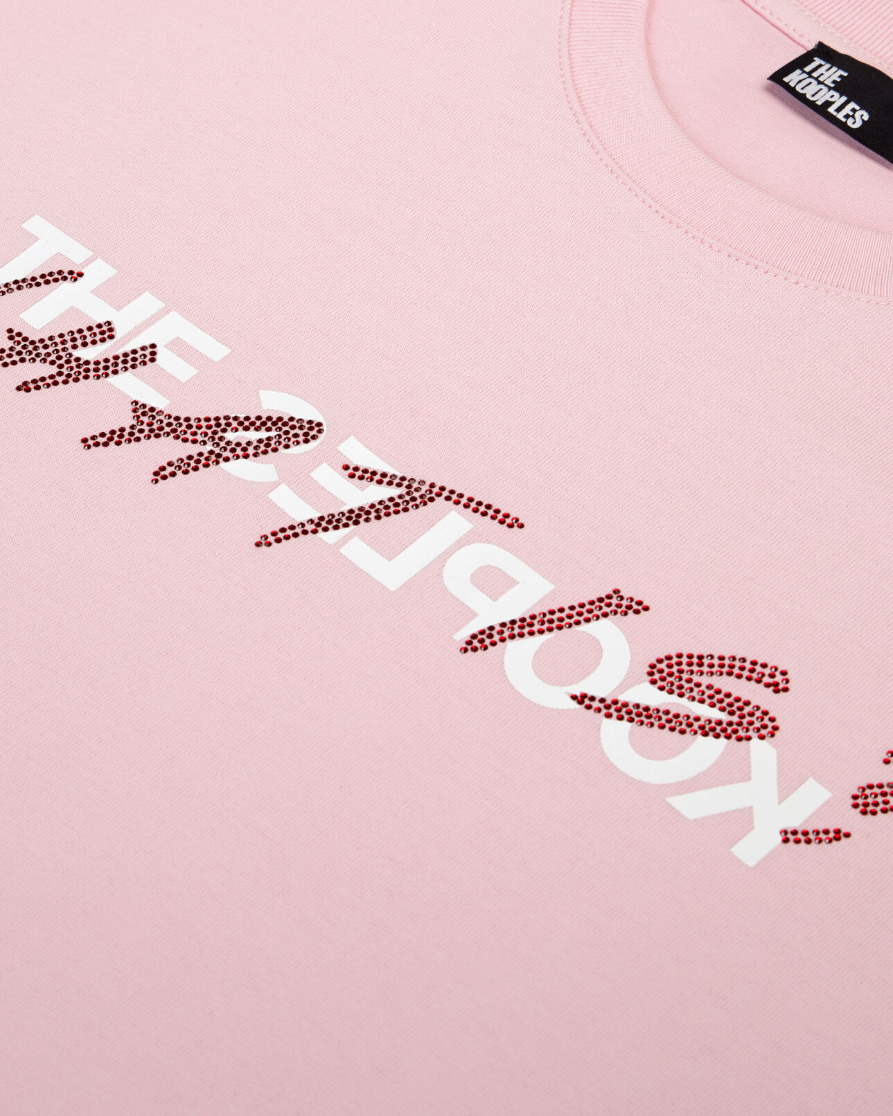 The Kooples MUJER POWDER PINK camiseta what is rosa strass