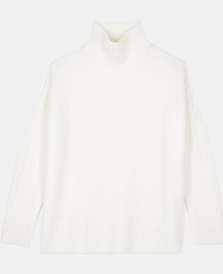 The Kooples WOMEN ECRU ecru cashmere sweater 