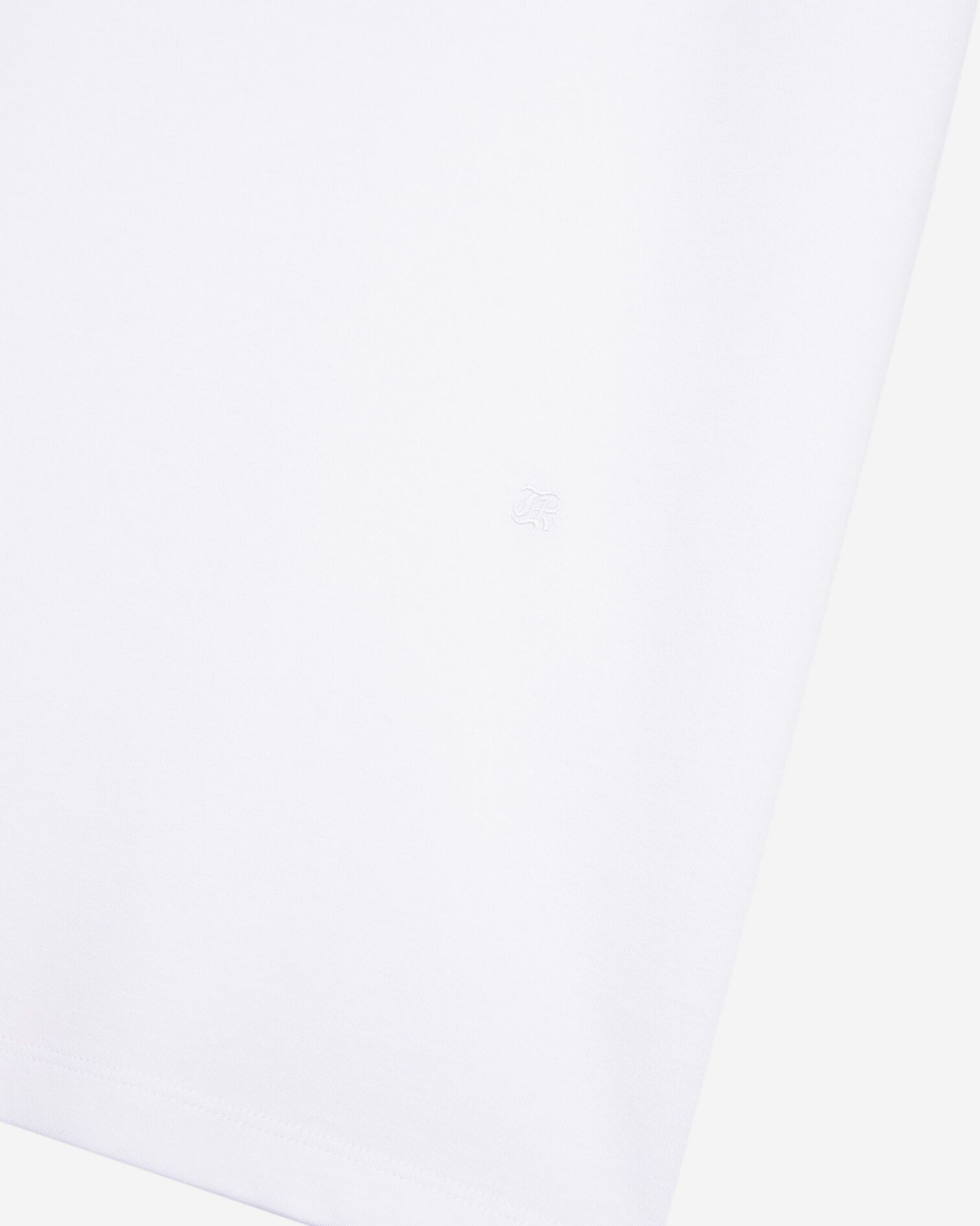 Plain white T-shirt, WHITE, hi-res image number null