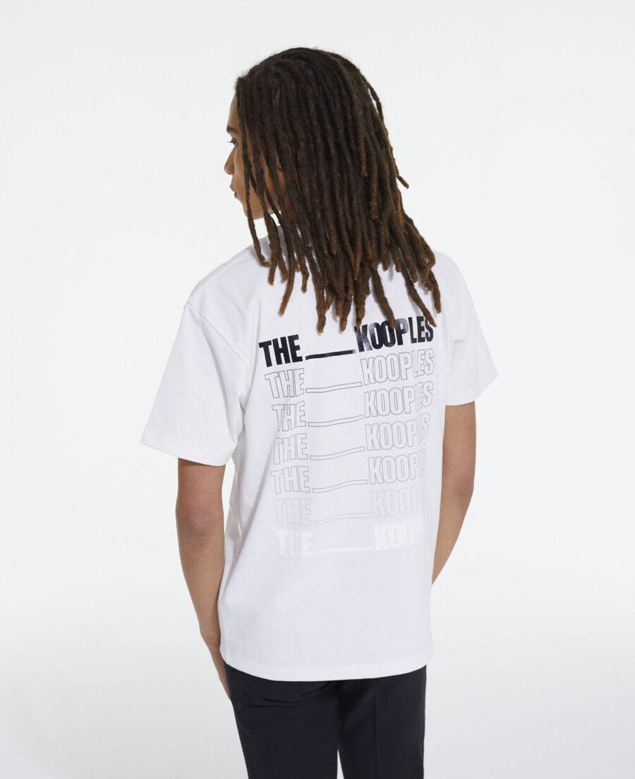 the kooples white logo t-shirt
