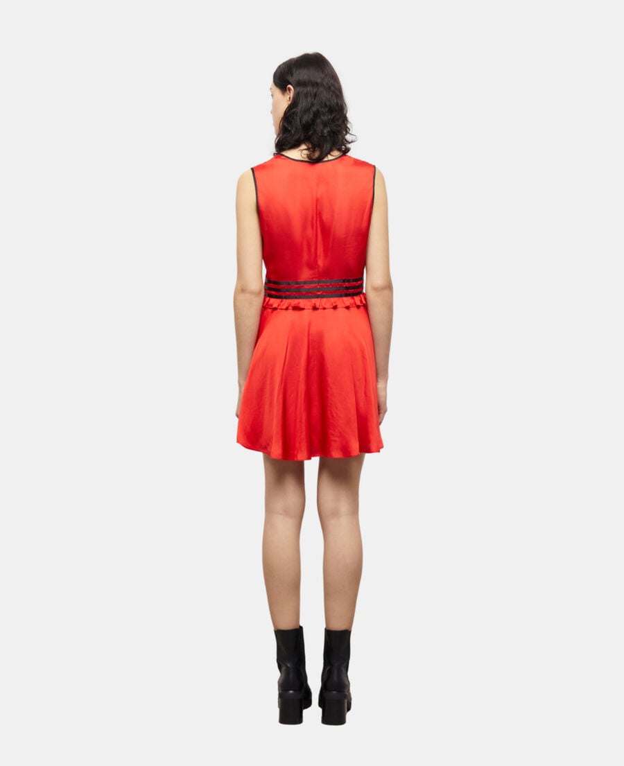 The Kooples FEMME RED robe courte rouge