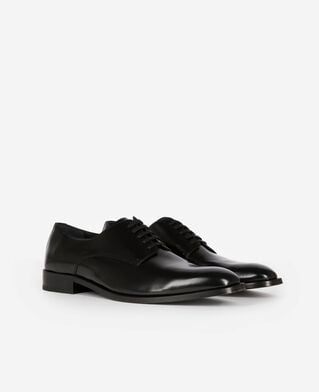 The Kooples MEN BLACK black leather derbies