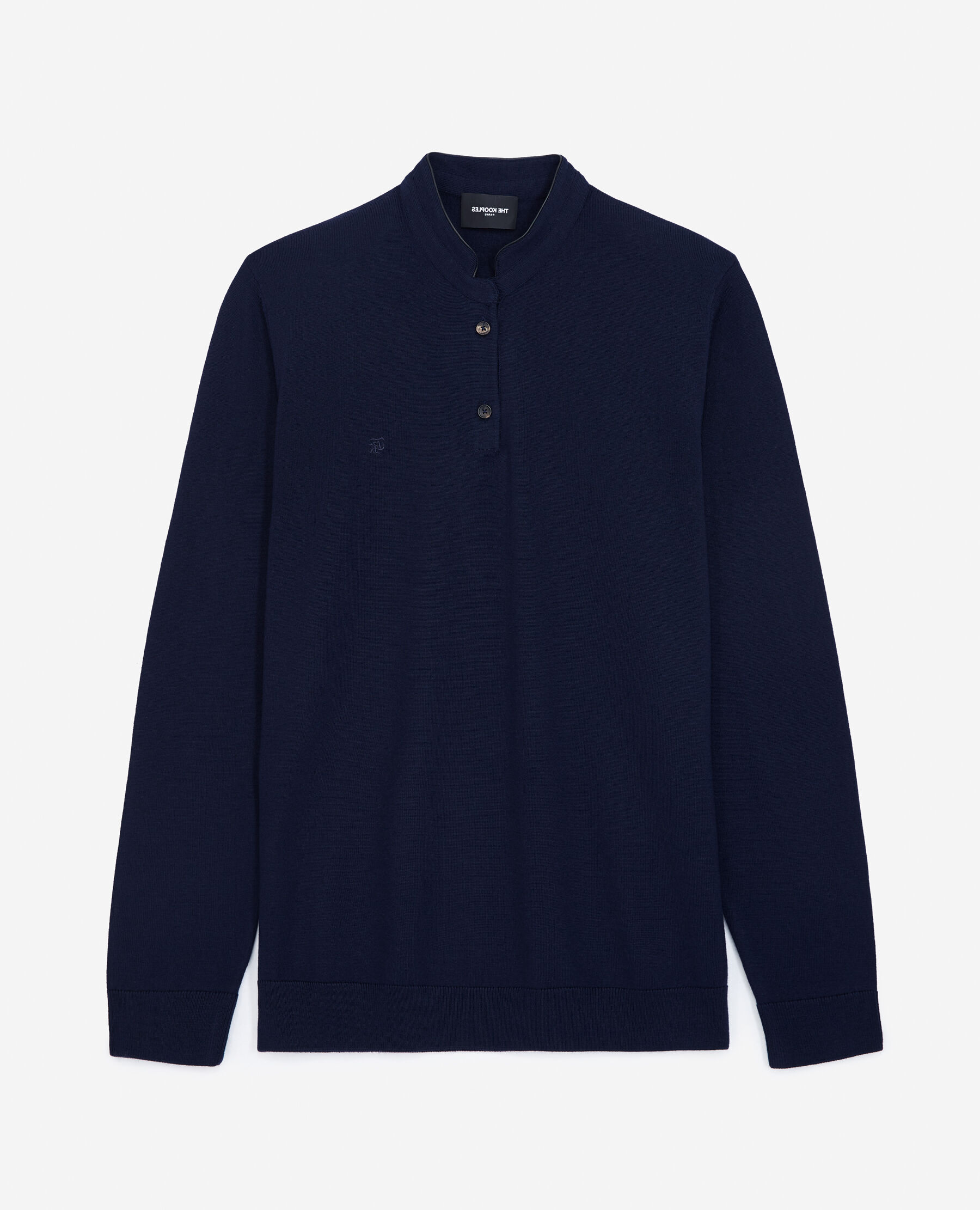 Navy blue cheap button down sweater
