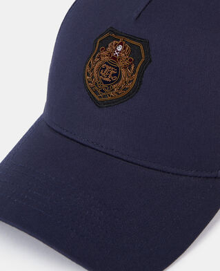The Kooples MIXTE NAVY casquette bleu marine avec patch blason 