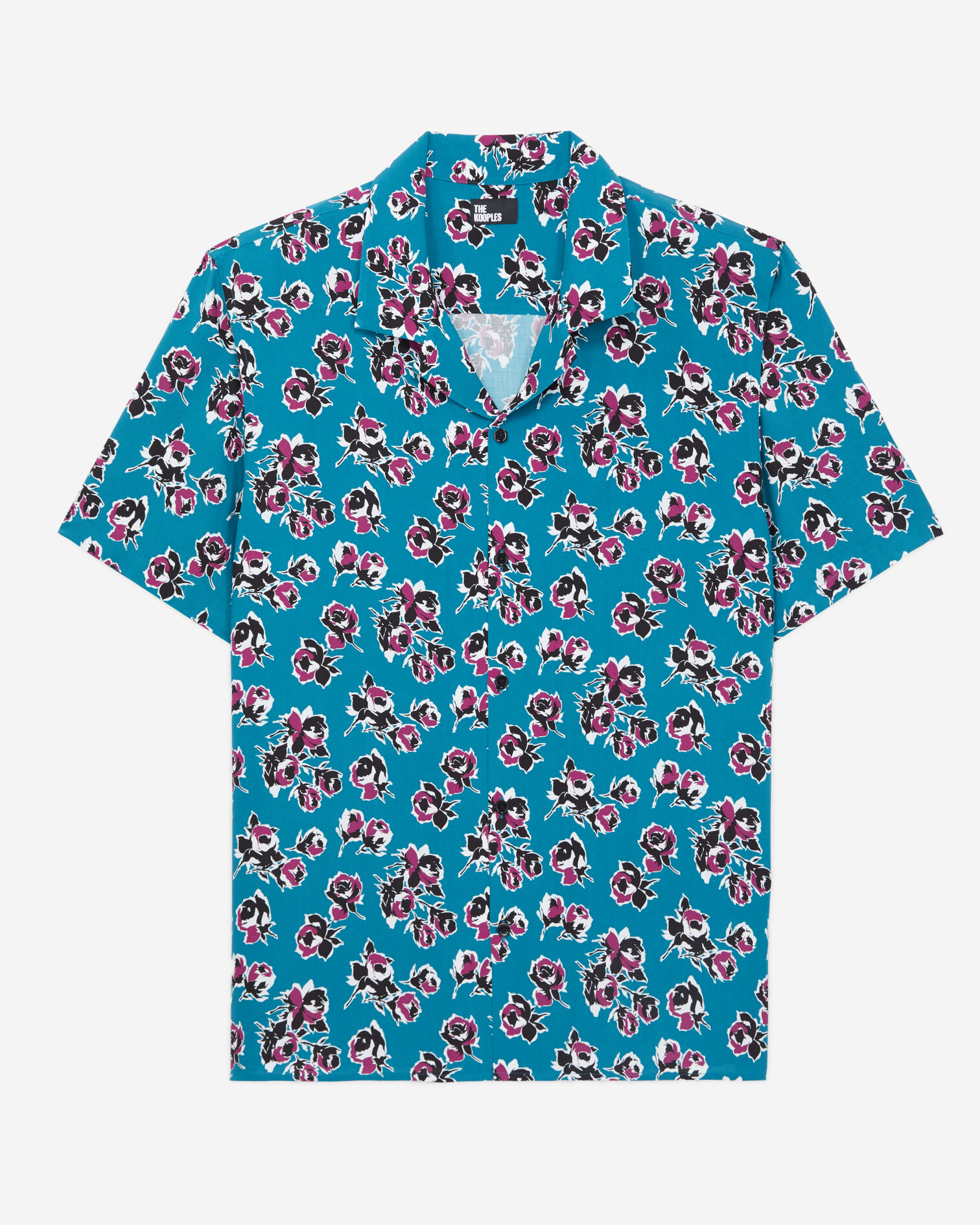 Chemise imprimée manches courtes, PINK - BLUE, hi-res image number null
