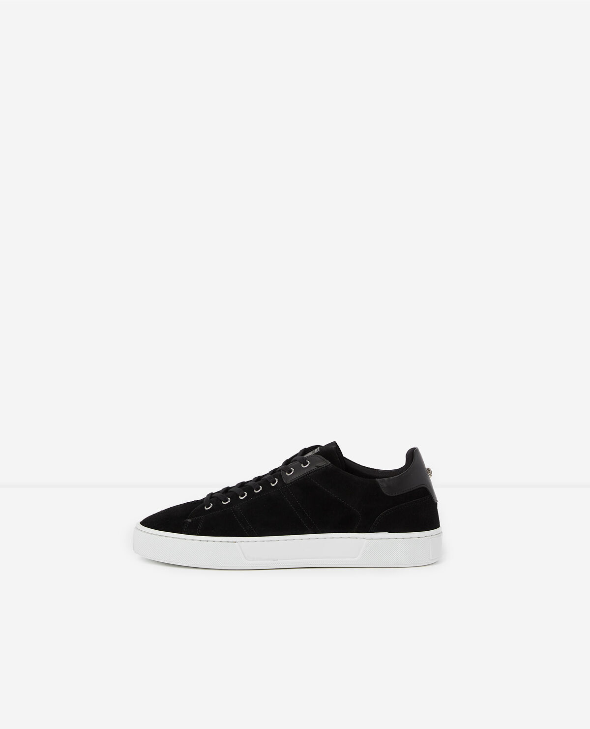 Zapatillas de deporte negras de piel