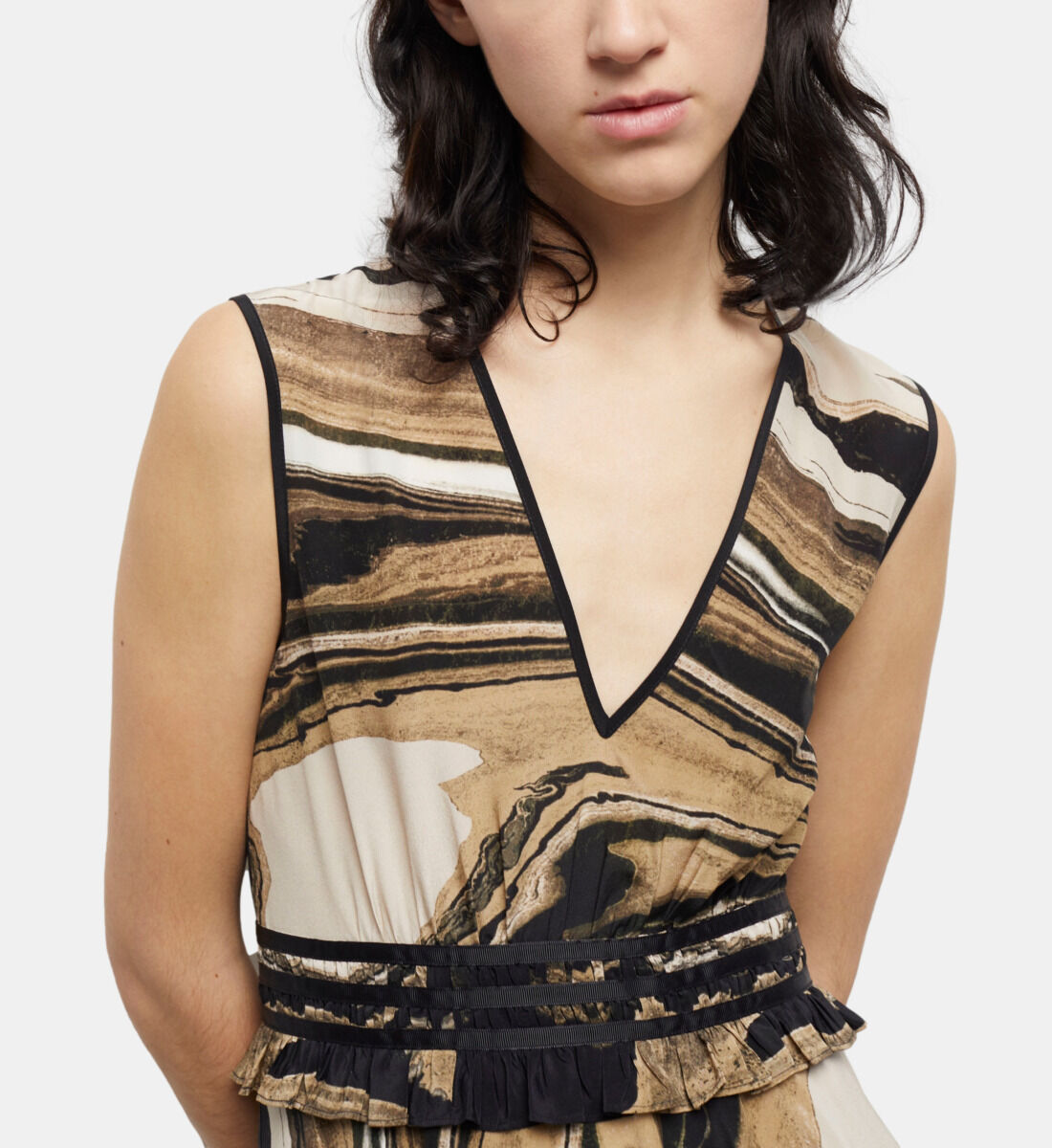 Topshop scarf print online dress