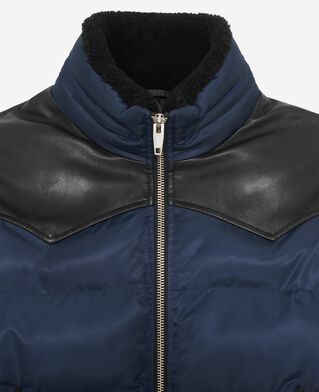 The Kooples HERREN NAVY daunenjacke mit wasserabweisender behandlung marine