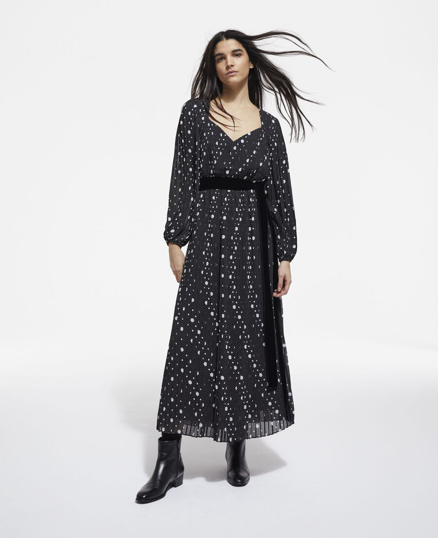 long printed dress
