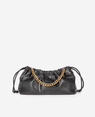 The Kooples F BLACK taylor bag in black recycled leather