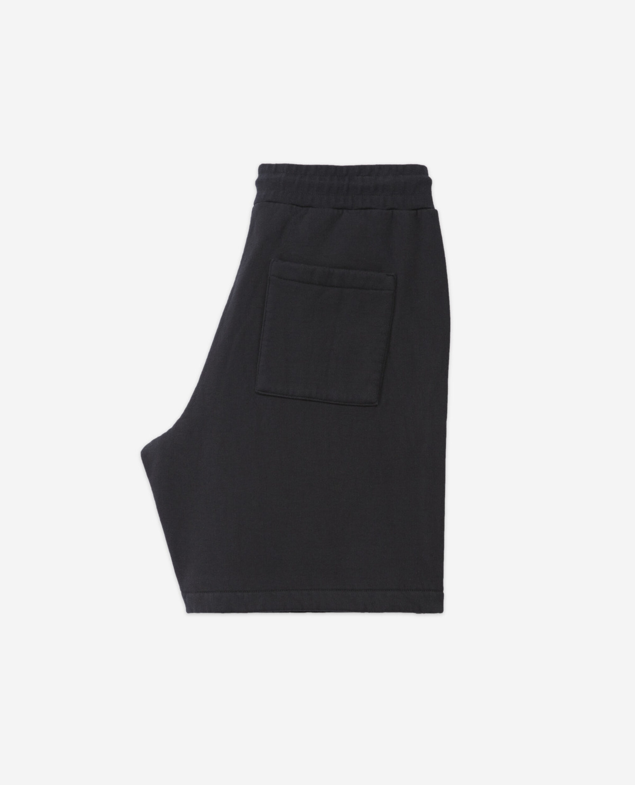 Shorts aus Molton mit kleinem Logo, BLACK, hi-res image number null