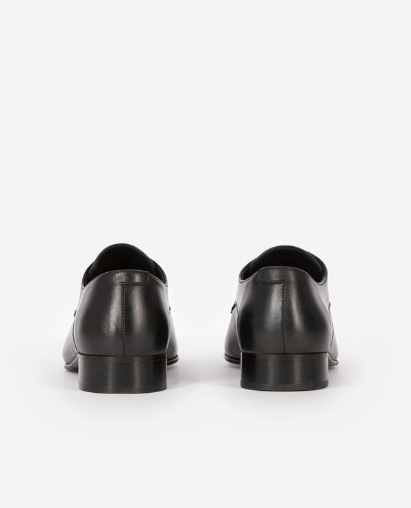 The Kooples MEN BLACK black leather derbies