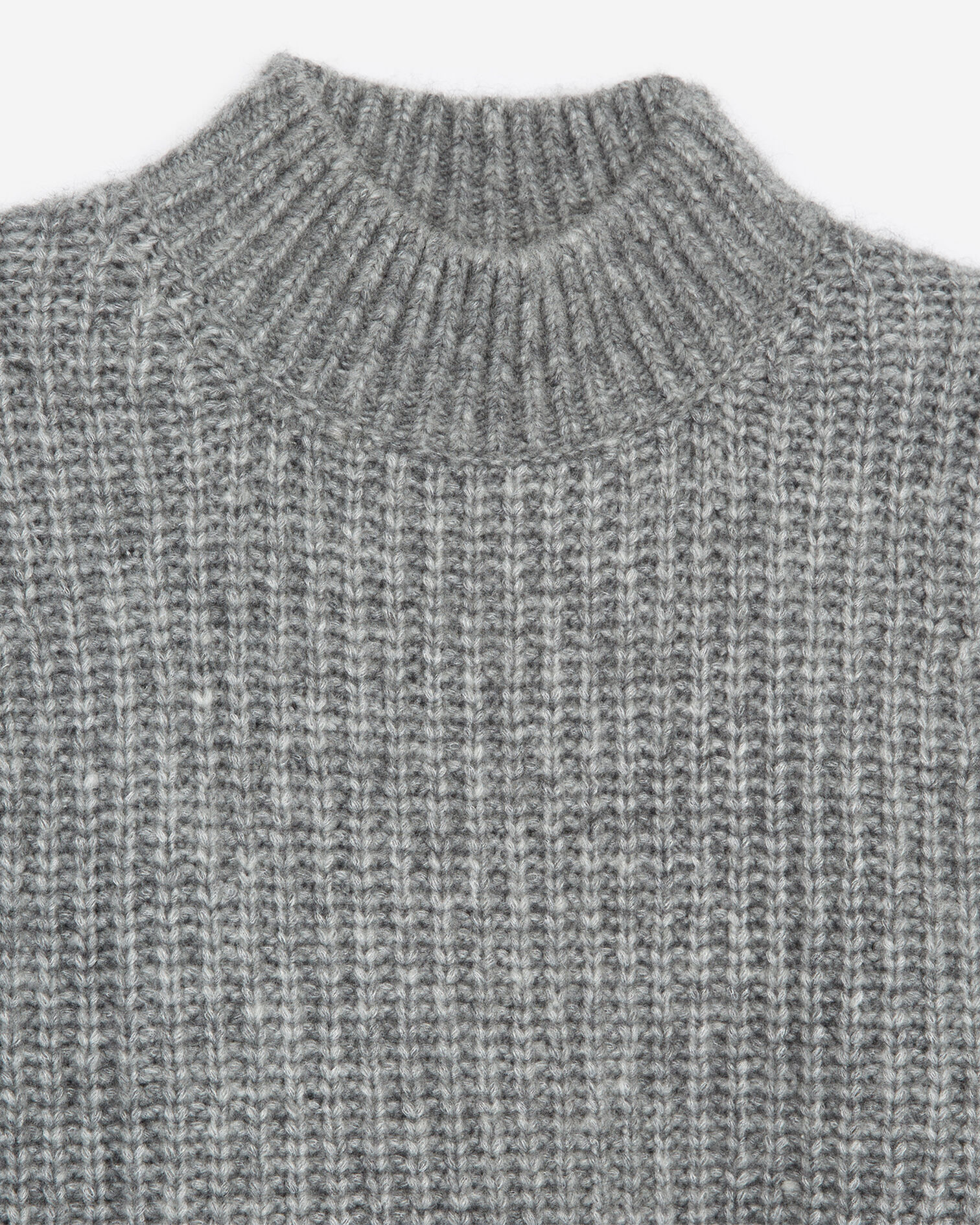 Pull gris col montant, GREY, hi-res image number null