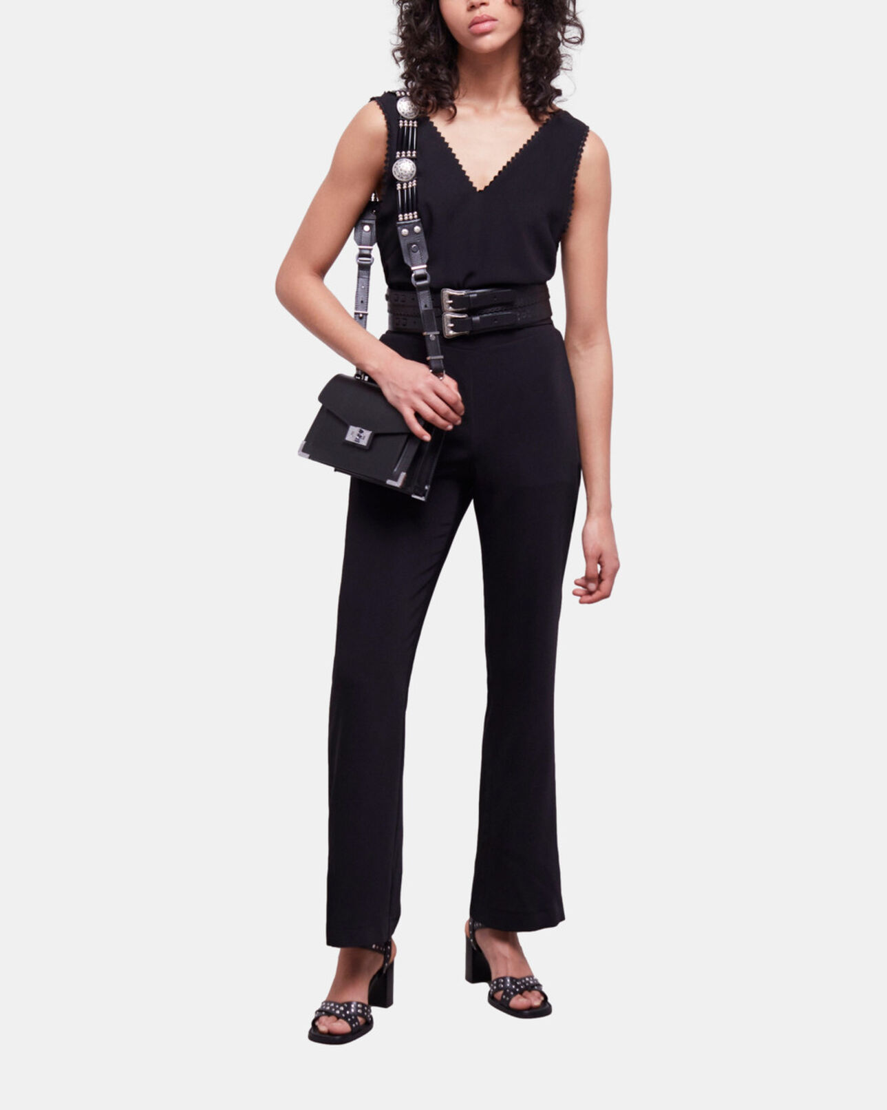 The Kooples WOMEN BLACK black jumpsuit