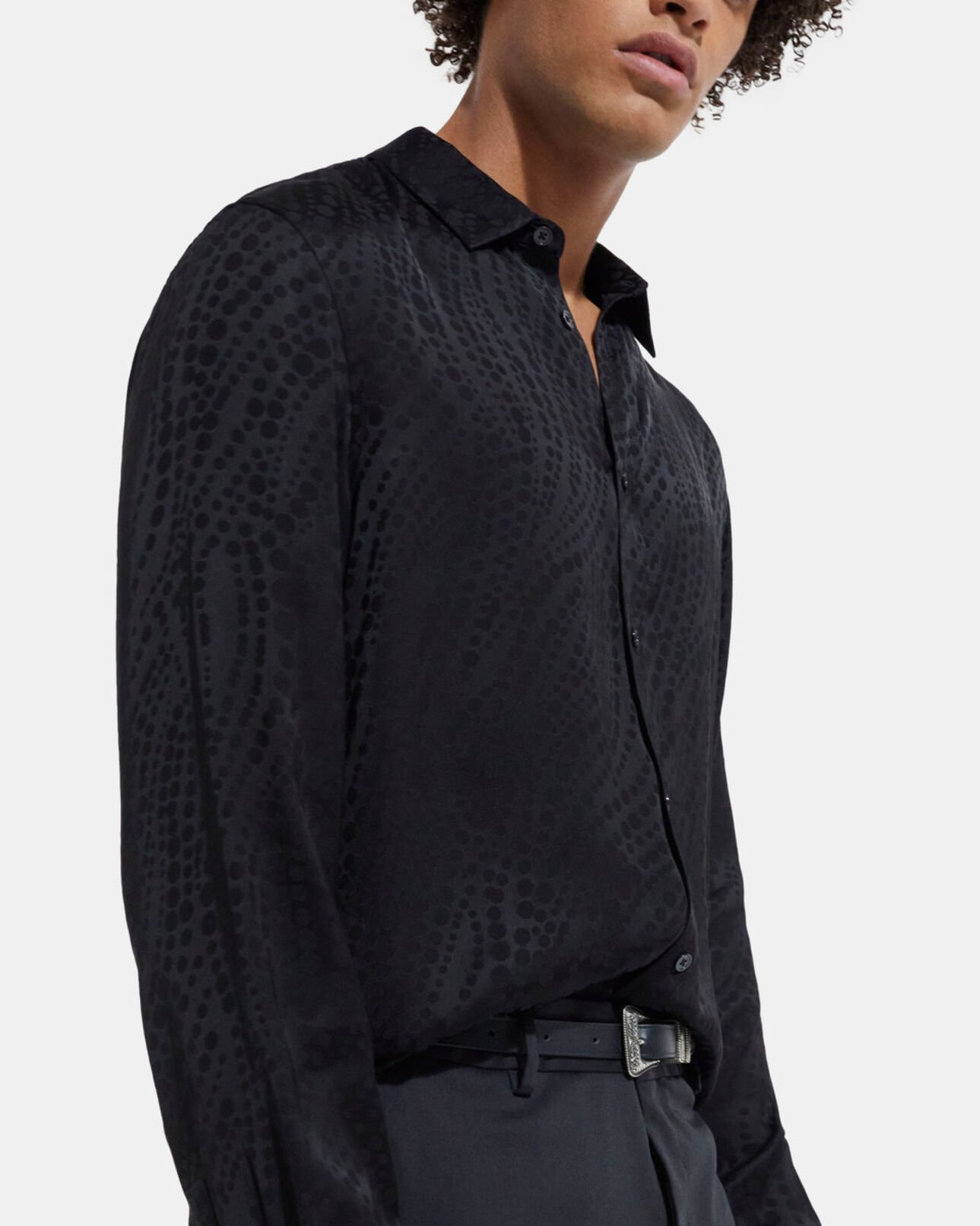 The Kooples MEN BLACK black shirt