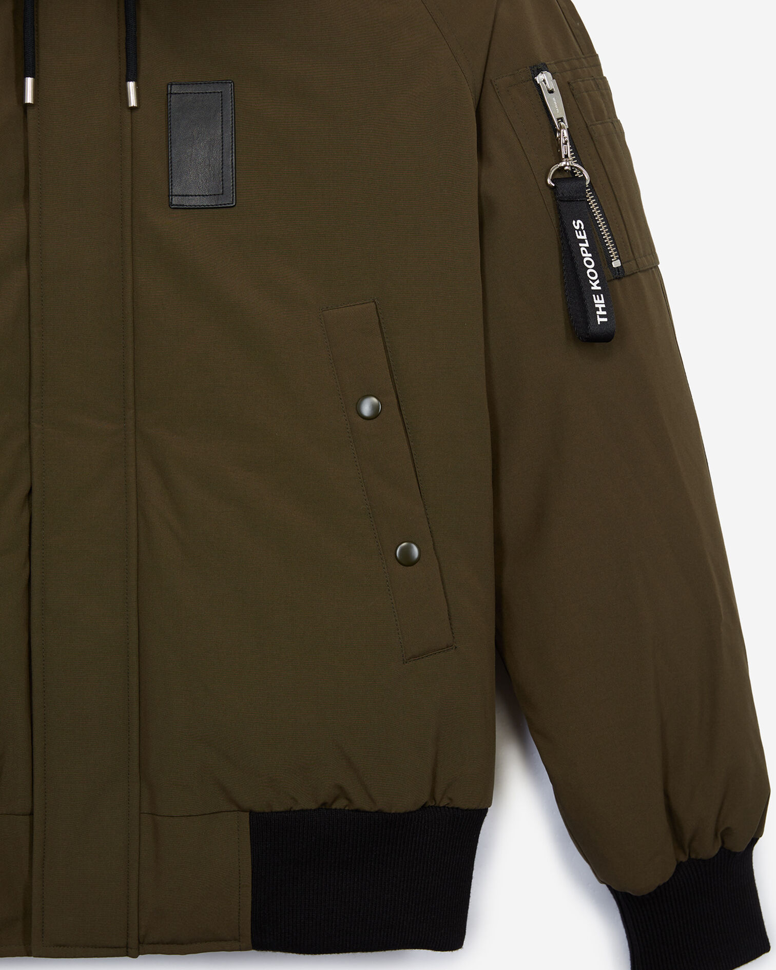 Short khaki down jacket, KAKI, hi-res image number null