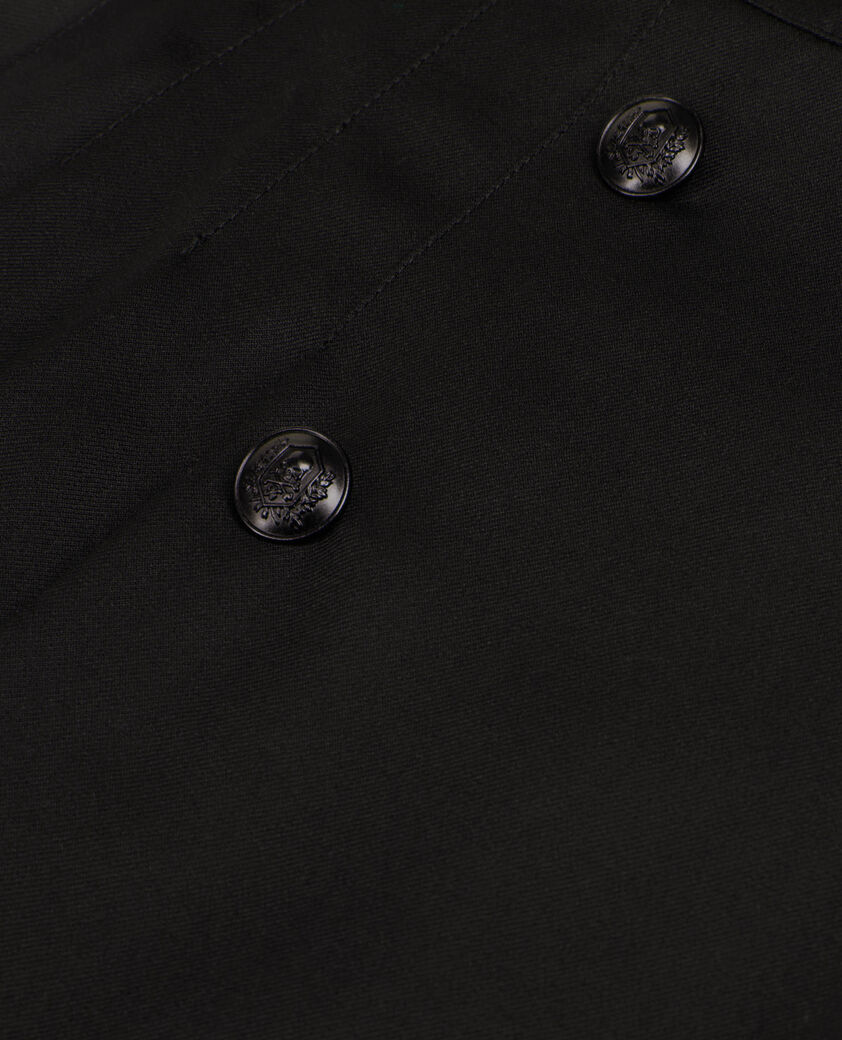 The Kooples FEMME null jupe longue plissée noire