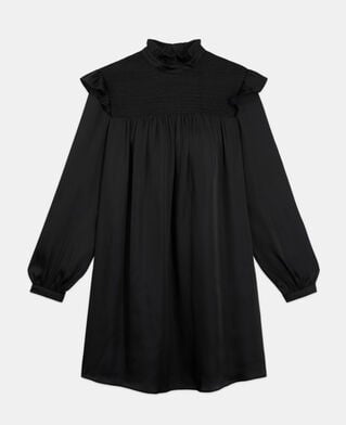The Kooples DAMEN BLACK schwarzes kurzes kleid