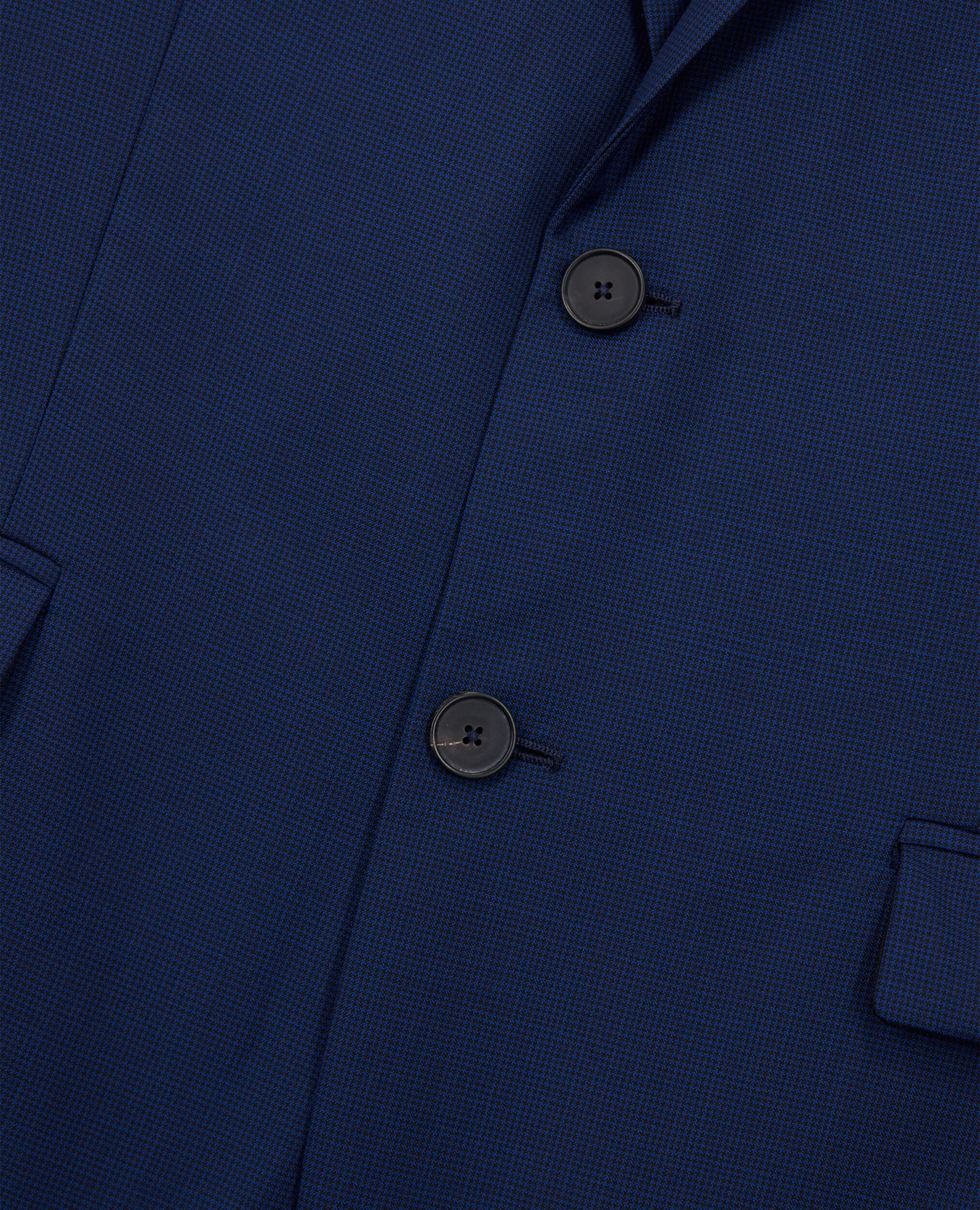 Veste de costume micro motif bleu marine, NAVY, hi-res image number null