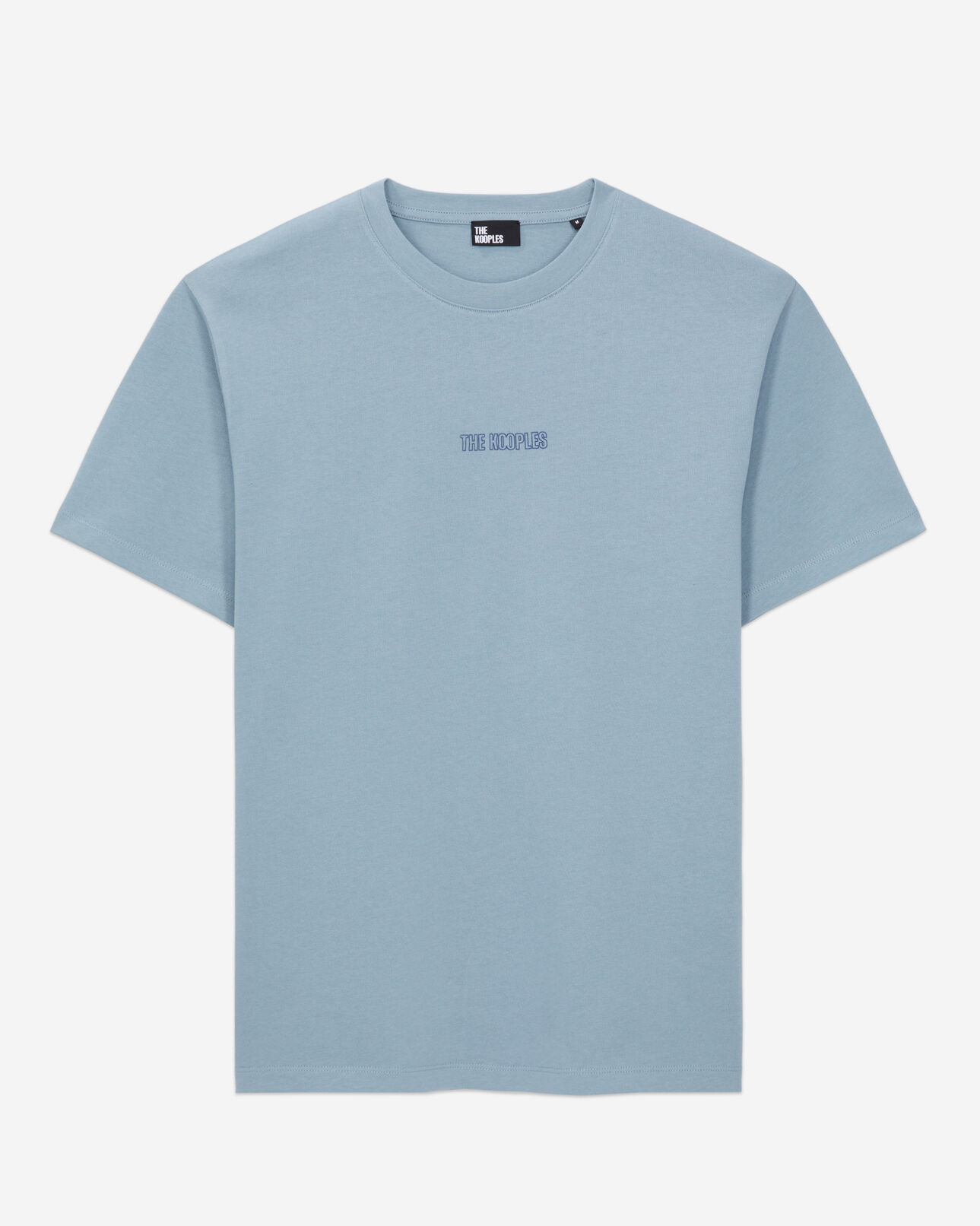 The Kooples HOMBRE BLUE GREY camiseta azul logotipo para hombre