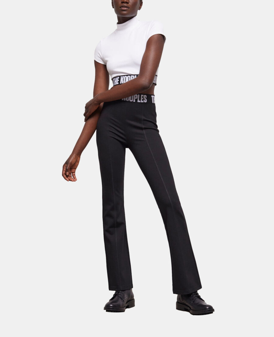 The Kooples FEMME WHITE t-shirt femme court à logo blanc