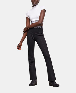 The Kooples FEMME WHITE t-shirt femme court à logo blanc