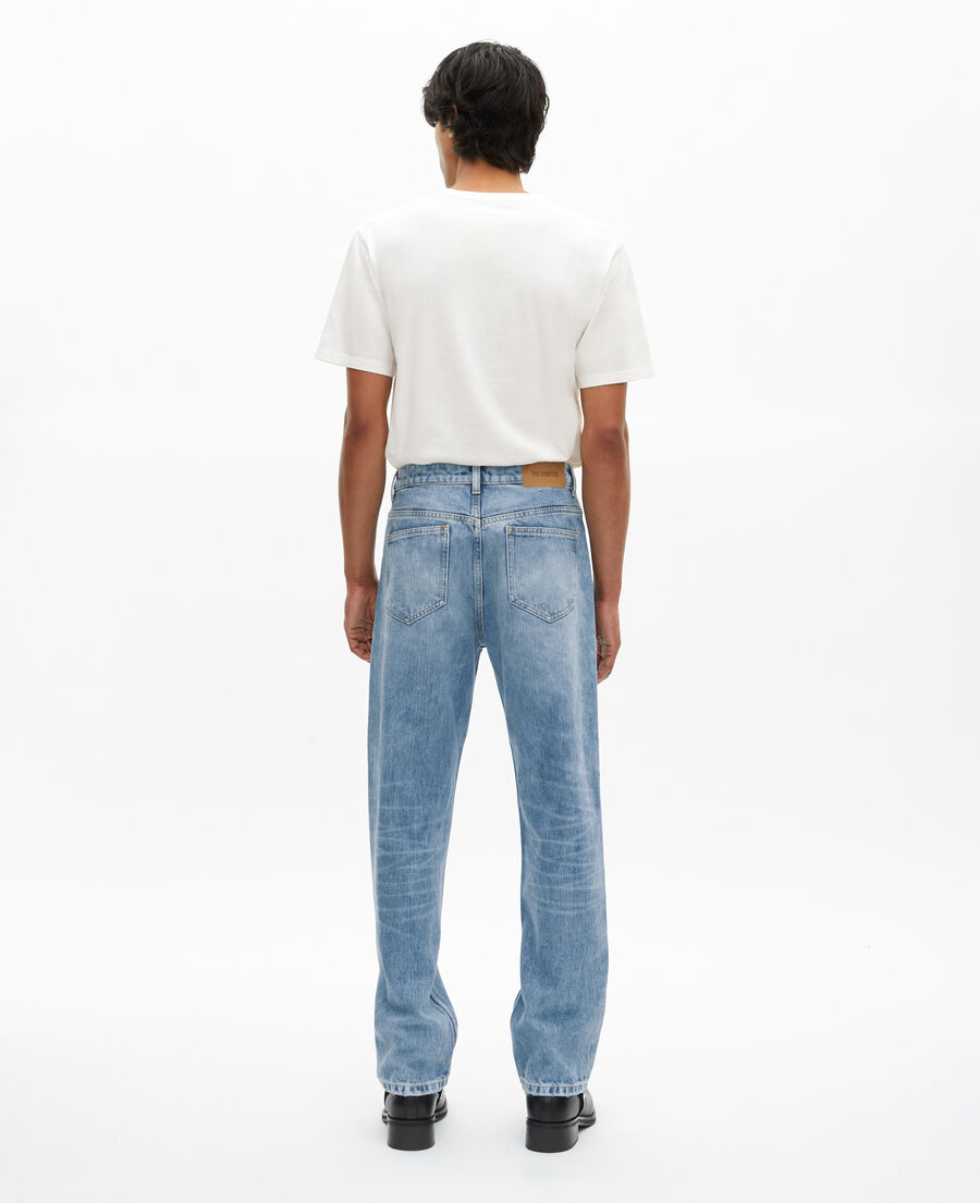 The Kooples HOMME BABY BLUE jean droit bleu ciel