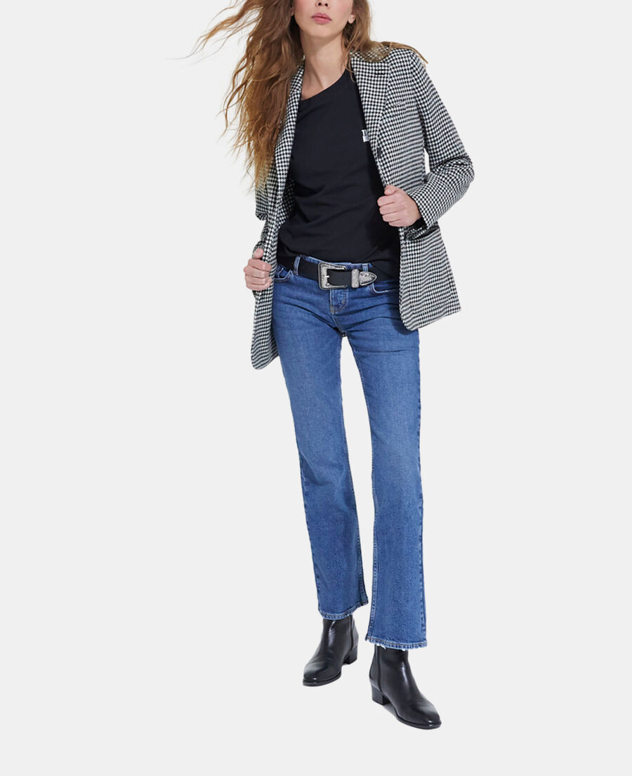 wolljacke mit print