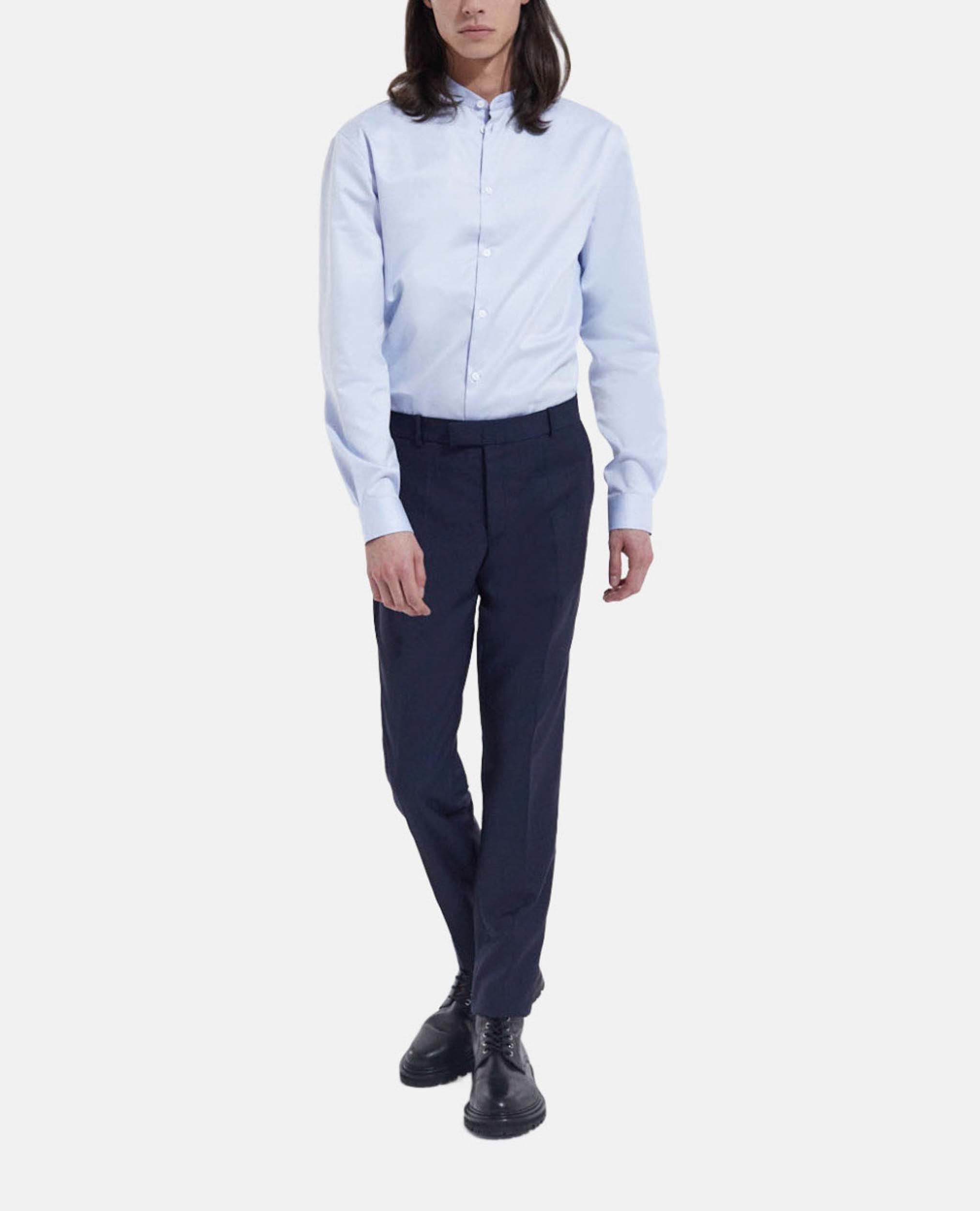 Wool suit pants, DARK NAVY, hi-res image number null