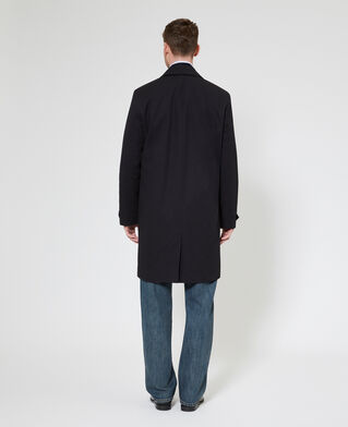 The Kooples HERREN BLACK einreihiger trenchcoat schwarz