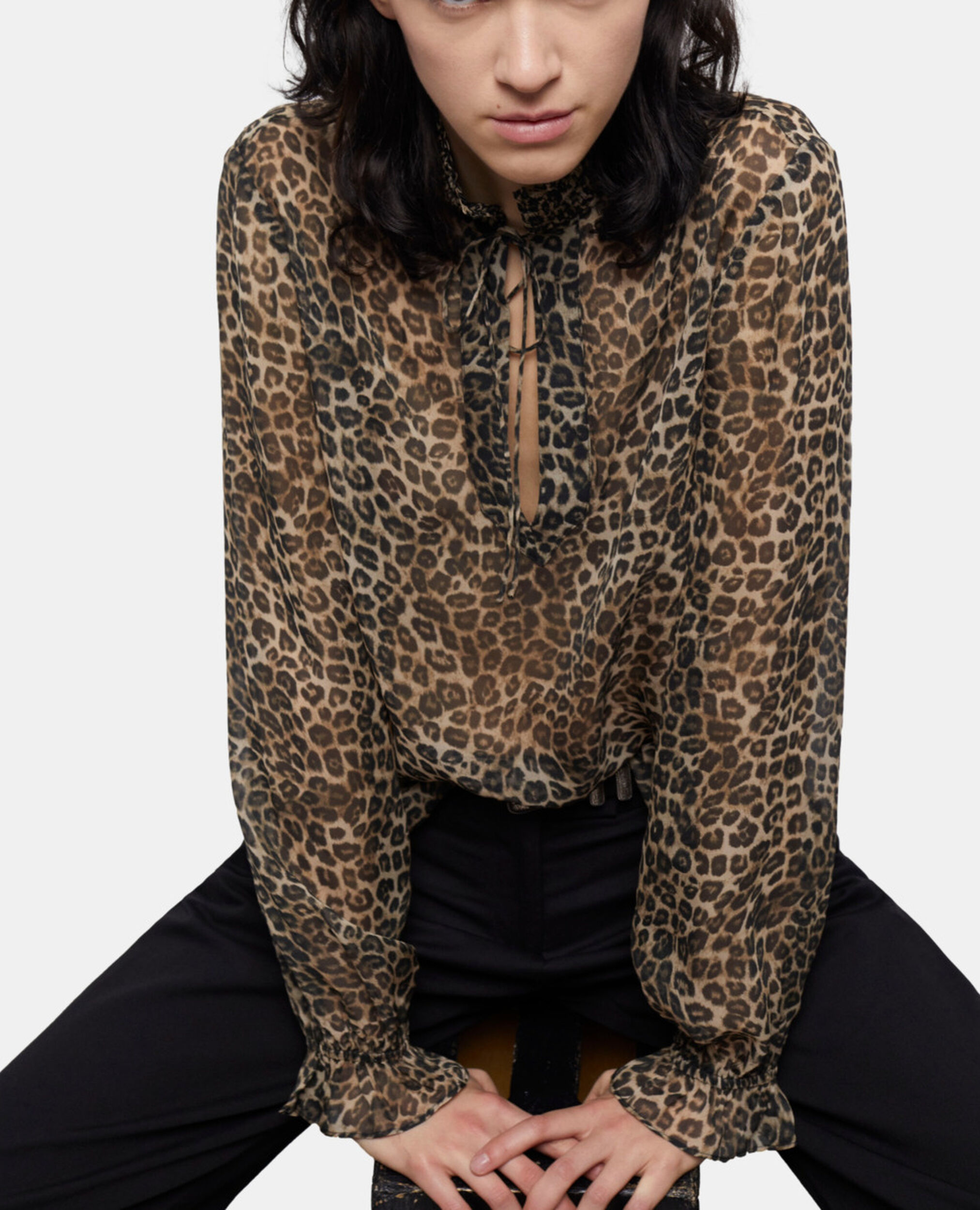 Blouse léopard, LEOPARD, hi-res image number null
