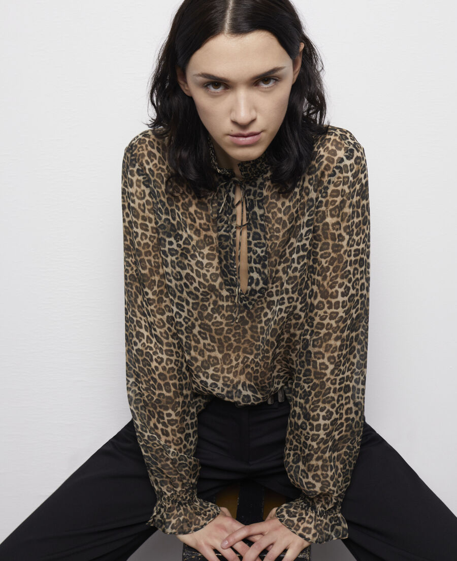 blouse léopard