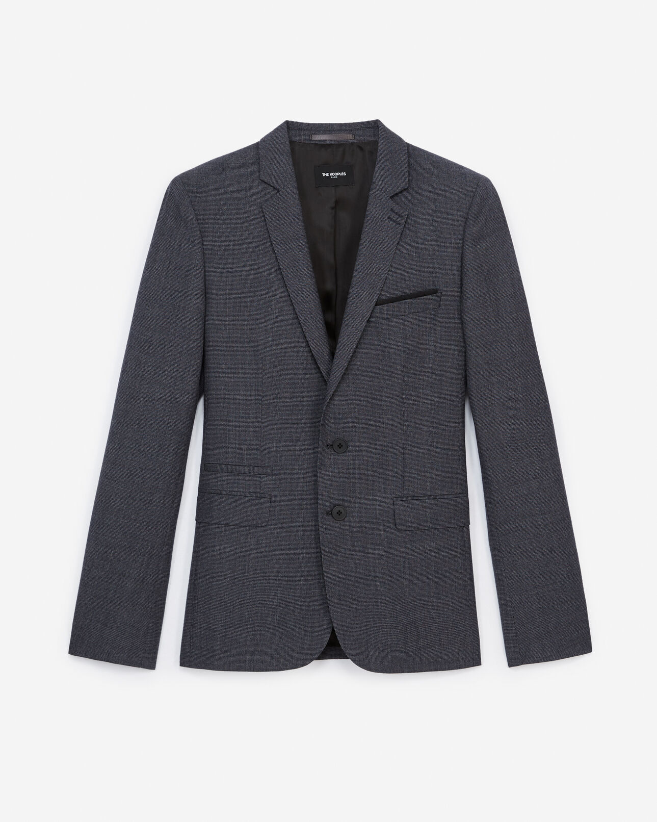The Kooples HOMBRE GREY chaqueta de traje gris lana slim