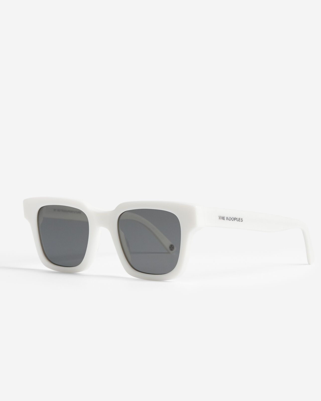 The Kooples FEMME WHITE lunettes de soleil blues blanches