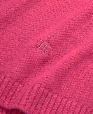 The Kooples FEMME FUSHIA pull rose en cachemire mélangé