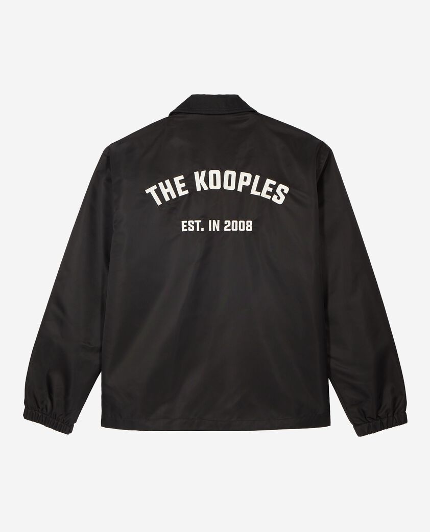 The Kooples HOMME BLACK blouson avec broderie dos noir