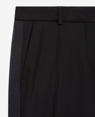 The Kooples WOMEN BLACK black wool suit pants