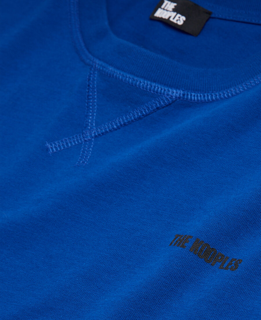 t-shirt homme logo the kooples bleu