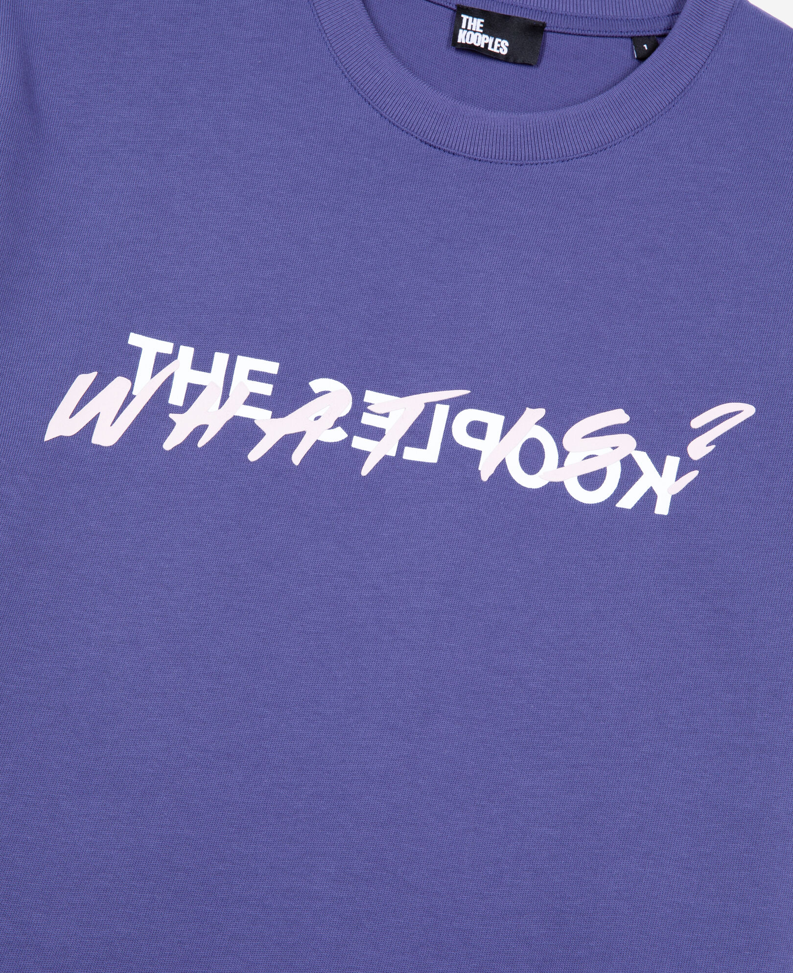 The Kooples WOMEN BLUE ATLANTIQUE purple what is t-shirt