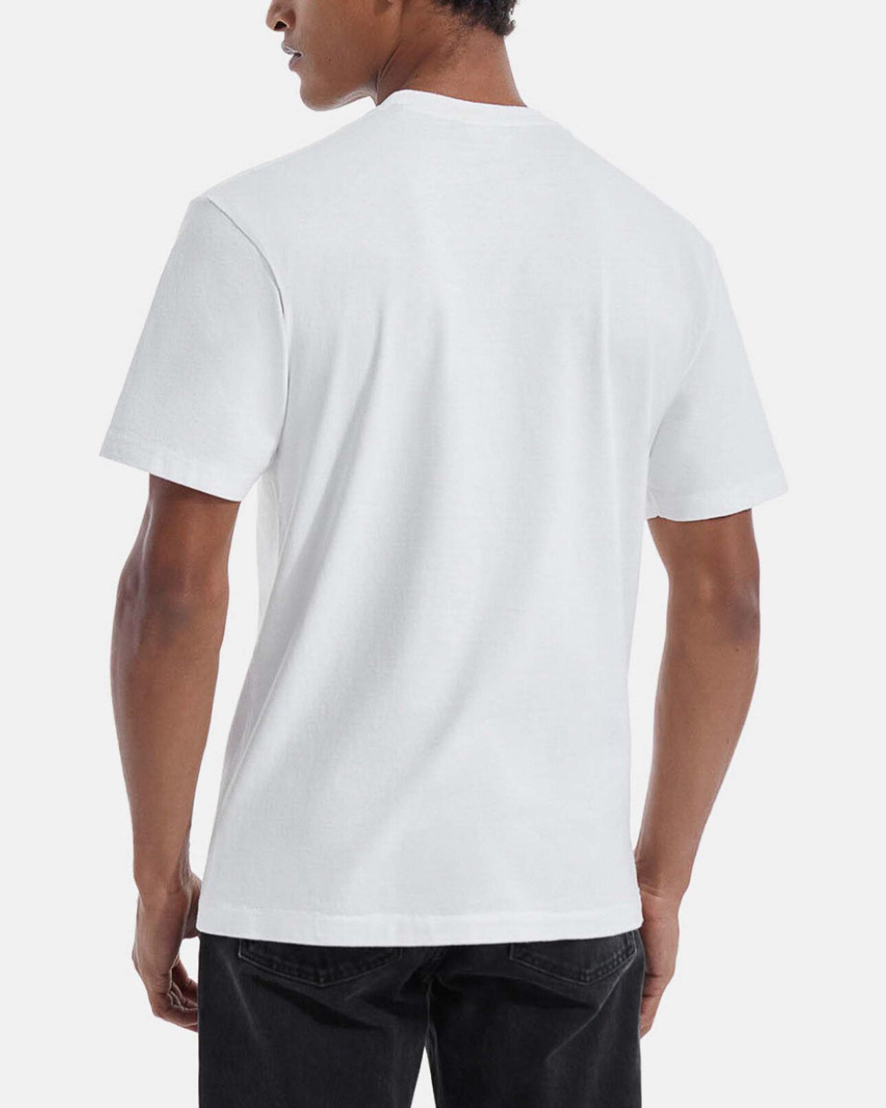 The Kooples HOMME ECRU t-shirt écru coton à motif rock poitrine
