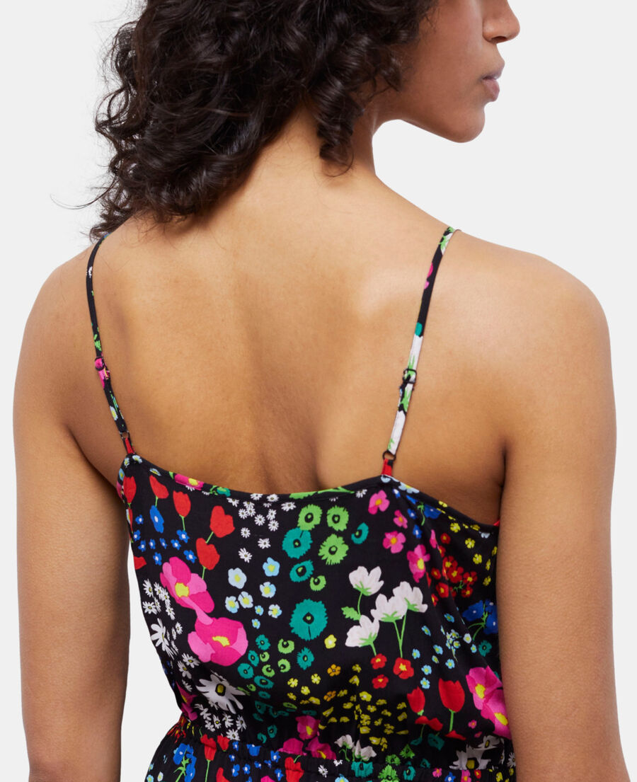 The Kooples FEMME MULTICOLOR robe portefeuille longue imprimée